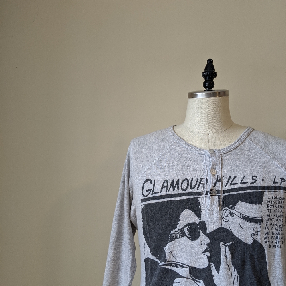 Glamour Kills 3/4 tri-blend raglan